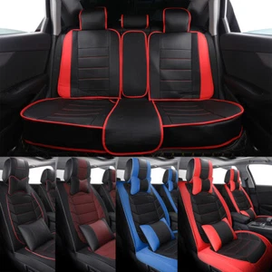 For Jeep Renegade Latitude Leather Car Seat Covers Full Set Cushion Waterproof - Picture 1 of 28