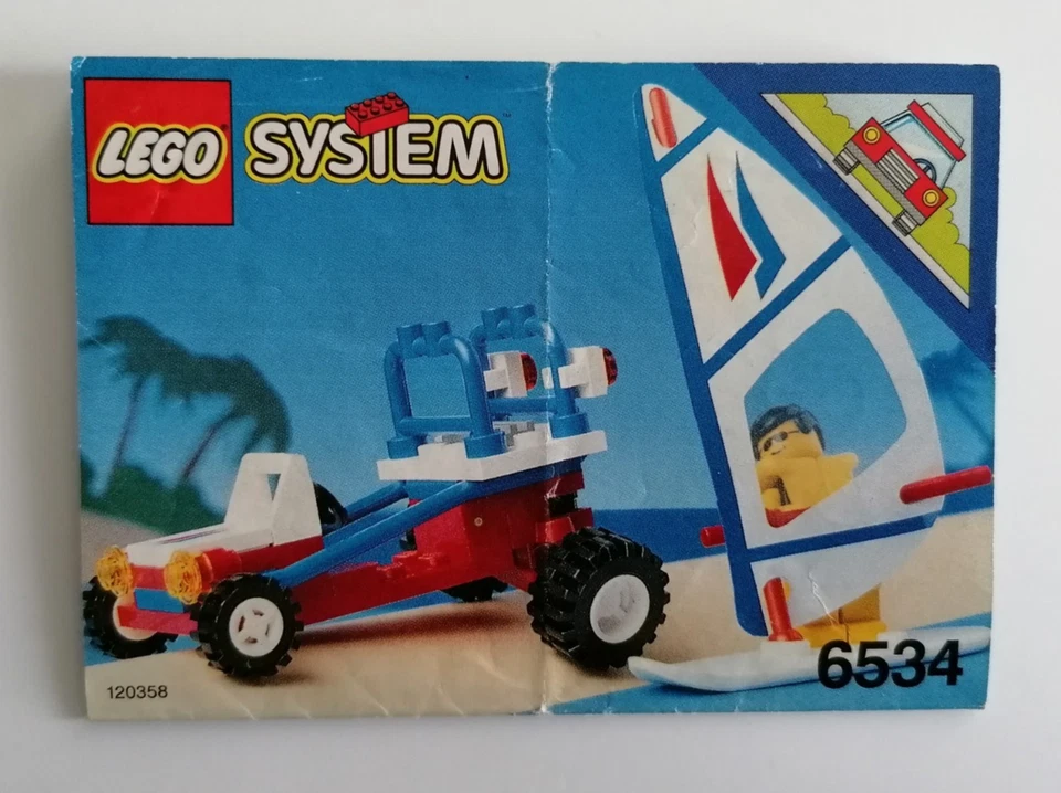 Notice Lego System City 6534 Beach Bandit - Livret d'instructions 1992 - Photo 1/2