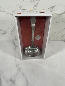 Wallace Autumn Harvest 18/10 Stainless Steel Turkey Thanksgiving Gravy Ladle - Picture 1 of 8