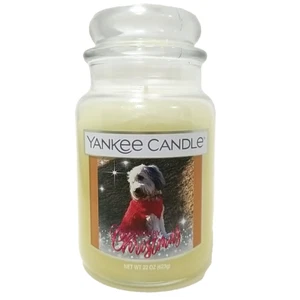 Yankee Candle All Is Bright 22oz Jar Single Wick Merry Christmas Rare Label NEW - Picture 1 of 9