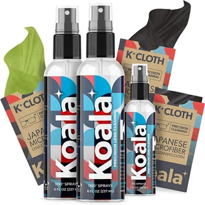 Koala Eyeglass Lens Cleaner Spray Kit | (2X) 8Oz + (1X) 2Oz Glasses Cleaner Bott - Picture 1 of 8