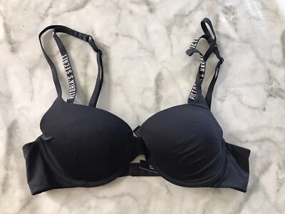 Victoria's Secret Womens 34B Black Lined Wireless Demi Bra Lightly Padded - Image 1 of 4