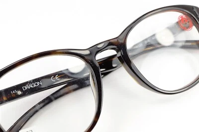 Armações de óculos DRAGON DR131 Sammie 206 Dark Havana 48-19-145 PEQUENAS F93 - Imagem 1 de 4