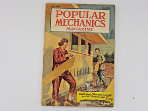 Popular Mechanics May 1951 Build a House January 1954 Color TV is Here