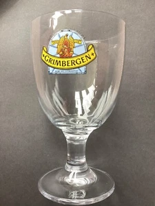 A Grimbergen 33cl beer glass - unused c 1990s. - Picture 1 of 4