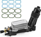 Engine Oil Cooler Filter Housing Adapter Assembly For 14-17 Dodge Jeep Ram 3.6L Dodge Avenger