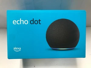 Amazon Echo Dot 4th Gen Smart Speaker • Alexa • Black • - Picture 1 of 4