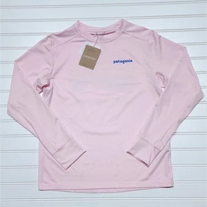 Patagonia Kids Capilene Silkweight T-Shirt-Ridge Rise Moonlight: Peaceful Pink - Picture 1 of 8