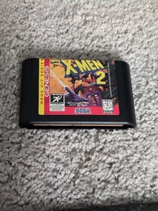 X-Men 2 In Clone Wars (Sega Genesis, 1995) Game Cartridge. (Mega Hit Series) - Picture 1 of 2