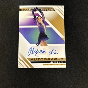 2022 UD Goodwin Champions Alysa Liu Auto #A-LI 2026 OLYMPICS USA ICE SKATING - Picture 1 of 2