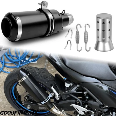 Silenciador silenciador tubo de escape ID Slip-On 2" para Kawasaki Ninja 400 500 Foto 1 de 4