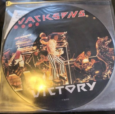 RARE MICHAEL JACKSON PICTURE DISC VINYL LP VICTORY EPC 11-86303 Excellent 1984 - Image 1 of 2