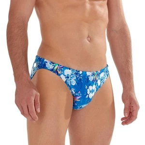 HOM Colibris Swim Micro Brief mens beach bikini drawstring lined bird floral - Picture 1 of 9