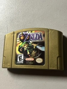 Majora’s Mask Legend Of Zelda Holo Gold Cart Collector’s Edition Nintendo N64 - Imagen 1 de 6