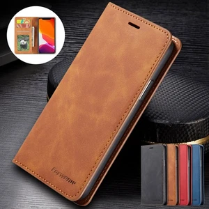 Magnetic Leather Wallet Phone Case For iPhone 16 15 14 17 13 12 11 Pro Max XR 8 - Picture 1 of 14