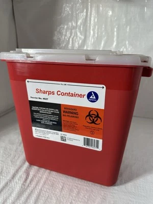 Recipiente Sharps Dynarex Corporation 2 galões (4627) - Imagem 1 de 4