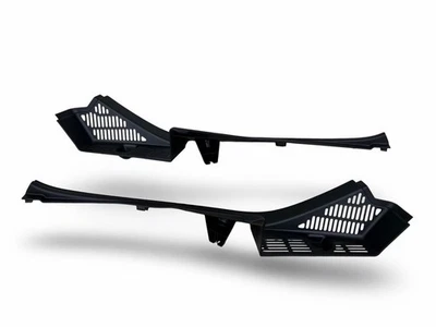 BMW I8 2014-2020 panel de embellecimiento superior izquierdo y derecho del maletero negro Foto 1 de 4