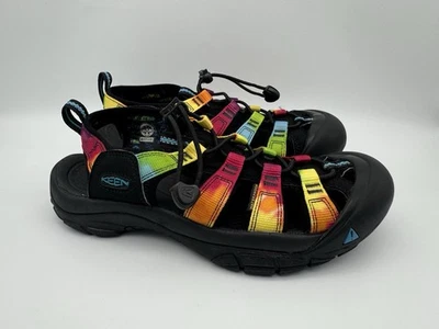 Sandalias para mujer KEEN Newport H2 arco iris tie dye deportes acuáticos senderismo talla 7 EE. UU. Foto 1 de 4
