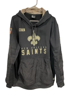 Nike New Orleans Saints Salute to Service 2020 Hoodie Men’s Sz XL NKDY-00A - Picture 1 of 15