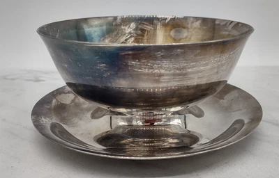 Plato de plata Reed & Barton cuenco en bandeja nuez servir bocadillos decoración pátina Foto 1 de 4