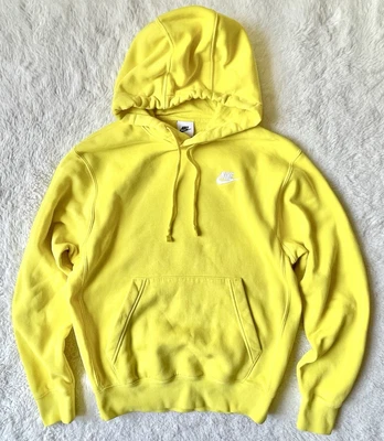 Sudadera con capucha amarilla brillante Nike para hombre (XS) Y2K jóvenes niños niñas Foto 1 de 4