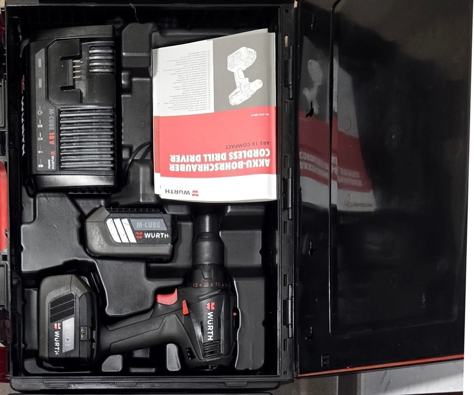 Trapano avvitatore a batteria ABS 18 COMPACT M-CUBE Come Nuovo  - Immagine 1 di 1