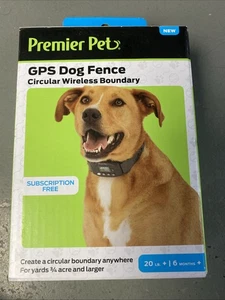 Premier Pet GPS Dog Fence Circular Wireless Boundary Collar, Pet Boundary - Picture 1 of 2