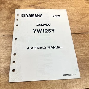 YAMAHA OEM ASSEMBLY MANUAL / 2009 ZUMA YW125Y YW 125Y - Picture 1 of 3