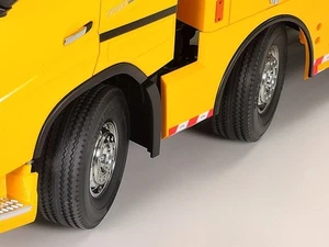 Neumáticos y ruedas delanteros 1/14 Tamiya Scania 770S, 30 mm de ancho - Imagen 1 de 9