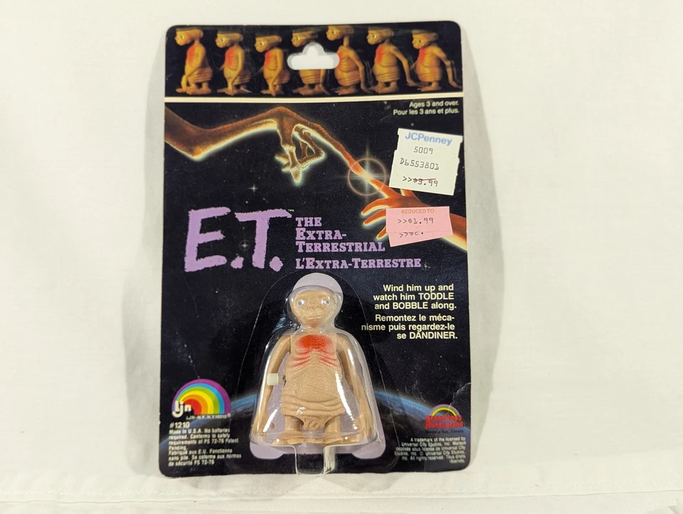 1982 LJN E.t. Movie - The Extra-terrestrial Wind up Toy Action Figure