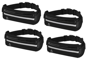 4 Pack E Tronic Edge Running Belt for Unisex, Hiking, Cell Phone, Money, and Key - Picture 1 of 4