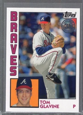 2019 Topps 1984 Topps 35th Anniversary Insert #T84-62 Tom Glavine Atlanta Braves - Image 1 of 2