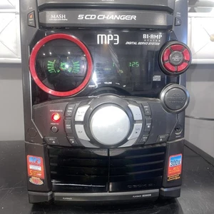 Retro 90s - 2000s Panasonic SA-AK320 5 CD Dual Cassette Radio Home Stereo READ - Picture 1 of 6