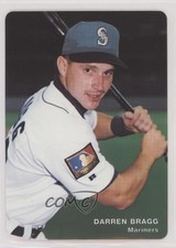 1994 Mother's Cookies Seattle Mariners Stadium Giveaway Darren Bragg Rookie RC