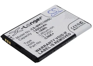 Batterie pour WIKO Cink+ 1400mAh 4894128097501 - Afbeelding 1 van 1