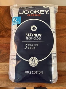 Jockey Classics Herren Full Rise Cotton Slips 3er Pack Gr. 42 Neu - Bild 1 von 3