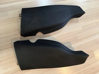 BMW F32 428I 435I 440I 2014-18 asiento trasero acolchado cuero negro par Foto 1 de 4