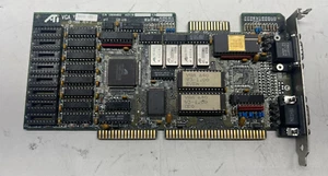 ATI VGA 640 REV 2 1988 ISA 16-Bit 256K Video Card BUS/VGA 109004800 TESTED - Picture 1 of 4
