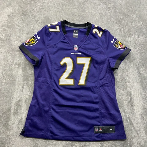 Baltimore Ravens Jersey Women's Large Purple Nike On Field Ray Rice #27 NFL Cover