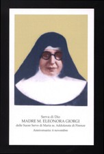 santino-holy card""S.D." MARIA ELEONORA GIORGI