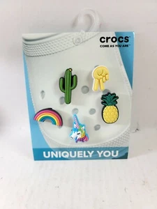Crocs Jibbitz Trendy 5er Pack (5) "Fun Trend" Kroko Schuh Charms.. Neu  - Bild 1 von 9