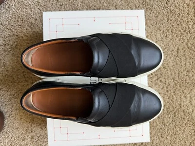 Tênis Givenchy preto de couro e elástico tamanho 43 - Imagem 1 de 3