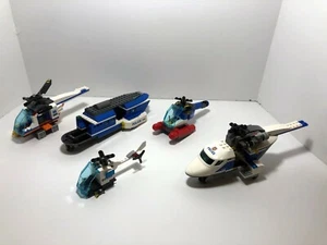 Lego CIty Helicopter parts LOT: Helicopters from 60174 60138 60167 60173. - Picture 1 of 6
