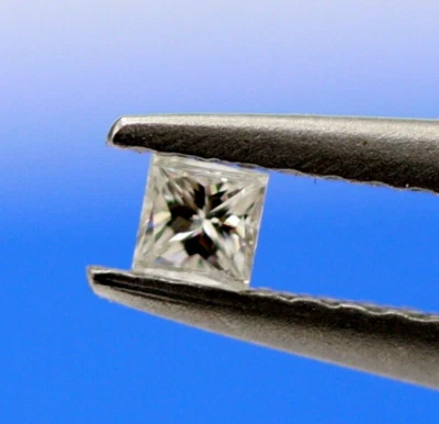 0.021 Ct 100%Natural Diamond Loose 1.25 X 1.25 m Princess G/VS1 Clarity Gemstone - Image 1 of 4