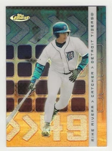 2002 Topps Finest Refractor #096 Mike Rivera Detroit Tigers BV$3 ###/499 #96 - Picture 1 of 1