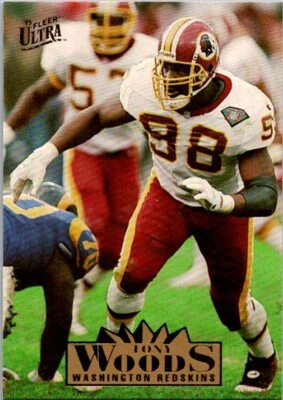 1995 Ultra #345 Tony Woods - Image 1 of 2