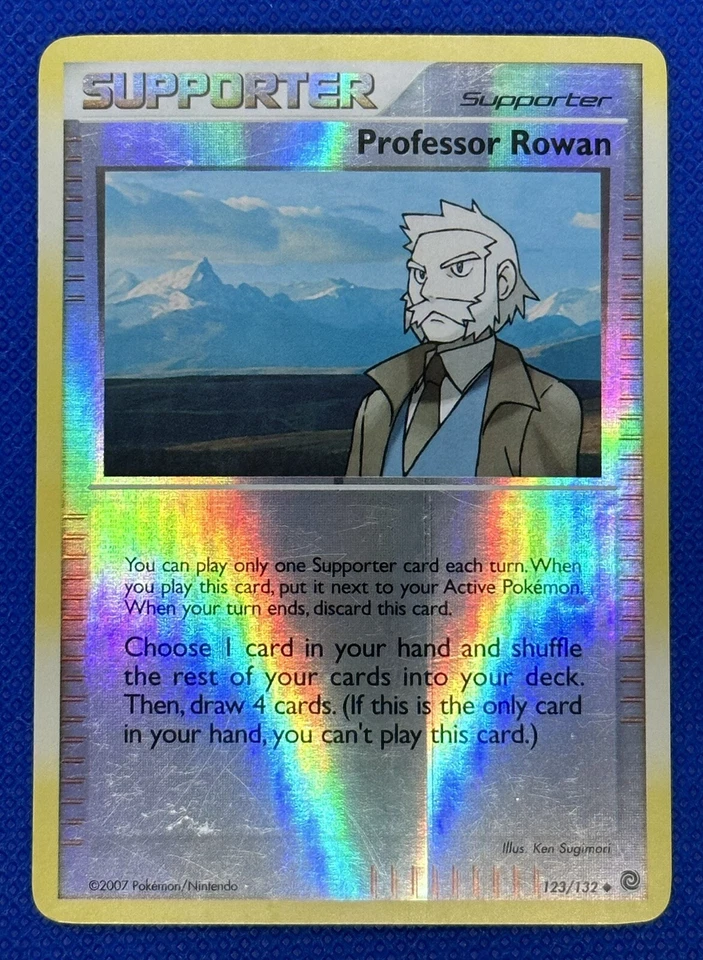 Pokémon Card - PROFESSOR ROWAN - Secret Wonders - 123/132 - Uncommon  !!! - Image 1 of 1