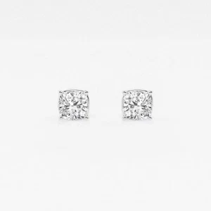 IGI-zertifizierte 1 kt im Labor gezüchtete Diamant-Ohrstecker in 14 kt Weißgold F/VS1 - Bild 1 von 3