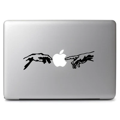Michelangelo Touch Adam Vinyl Decal Sticker for Apple Macbook Laptop Car Window - Image 1 of 4
