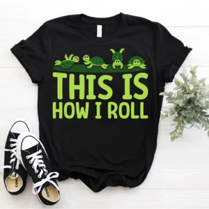 Tortoise Shell Kids Sea Turtles This Is How I Roll Turtle T-Shirt - Picture 1 of 5